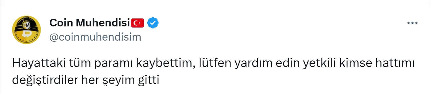 Ulaş Utku Bozdoğan: Kripto Para Fenomeni Coin Mühendisi, SIM Kartının Ele Geçirildiğini Açıkladı: 1 Milyon Dolarının Çalındığı Sav Ediliyor! 1