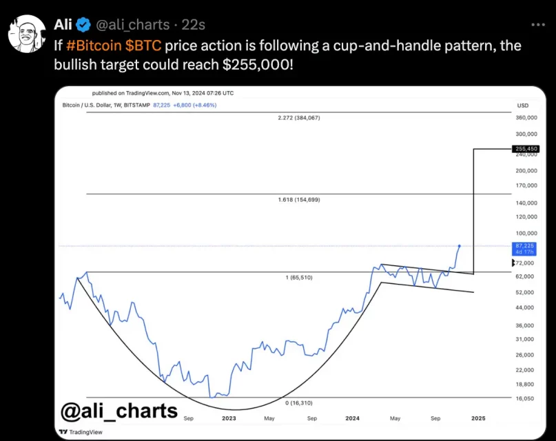 Bitcoin 2025'te 255.000 Dolar Hedefliyor!