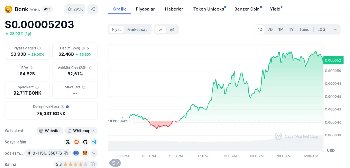 Bitcoin ve Altcoin Piyasasında Yükseliş: En Çok Değer Kazanan Altcoin'ler