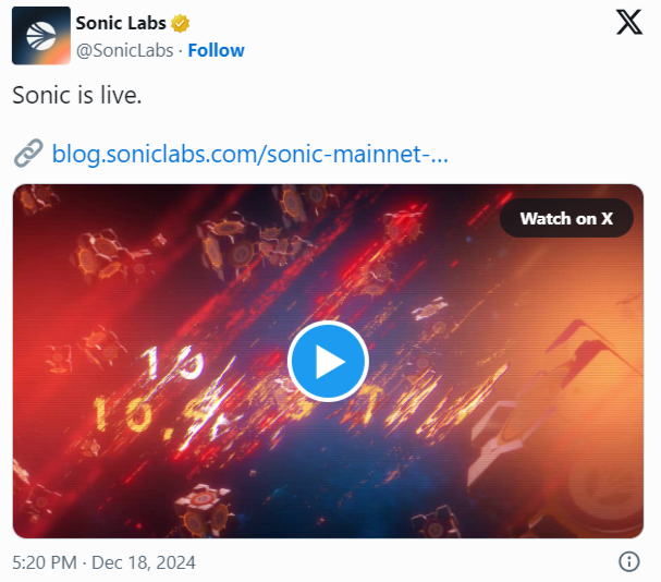 Fantom'dan Sonic Labs'a Geçiş: Yeni Bir Dönem Başlıyor