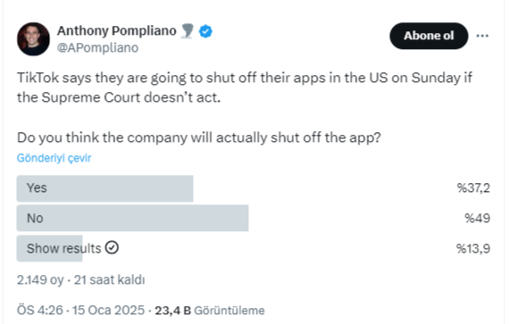 Elon Musk ve Justin Sun'dan TikTok Satın Alma İddiaları