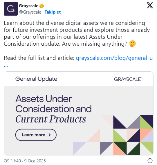 Grayscale, Kripto Piyasasında Önemli Bir Hamle Yaptı