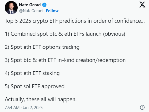 Kripto Para ETF'leri İçin Umut Verici Tahminler