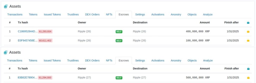 Şubat Ayı İçin XRP Kilit Açma ve Dağıtım Detayları