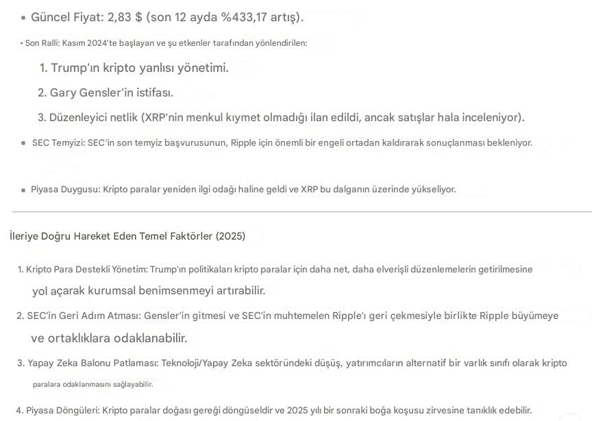 XRP'nin Geleceği Üzerine Derinlemesine Bir Analiz