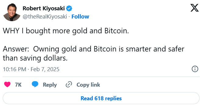 Robert Kiyosaki'den Bitcoin ve Altın Yatırımları Üzerine Açıklamalar