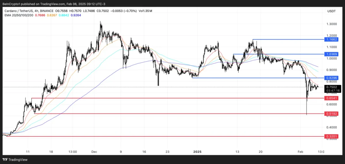 Cardano (ADA) Fiyat Analizi: Düşüş Trendleri ve Balina Hareketleri