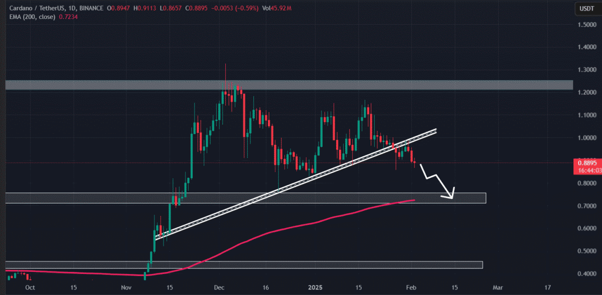 Cardano (ADA) İçin Düşüş Senaryosu: Kısa Pozisyonlar Artıyor