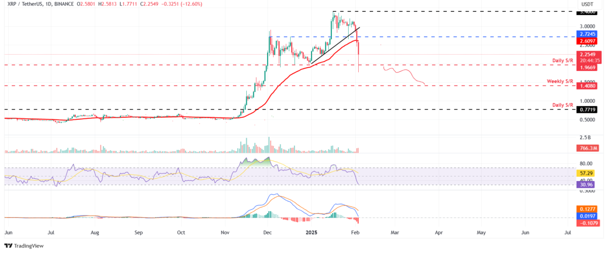 Kripto Paralar Düşüşte: BTC, ETH ve XRP'nin Durumu